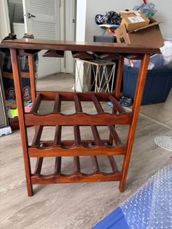 Wine Rack table- literally brand new