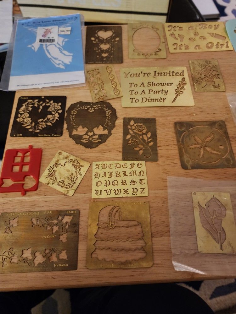 Craft Stencils And Paints
