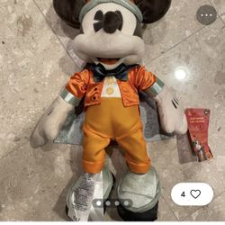 Disney Parks 2025 Halloween Mickey Mouse Wizard Plush NEW