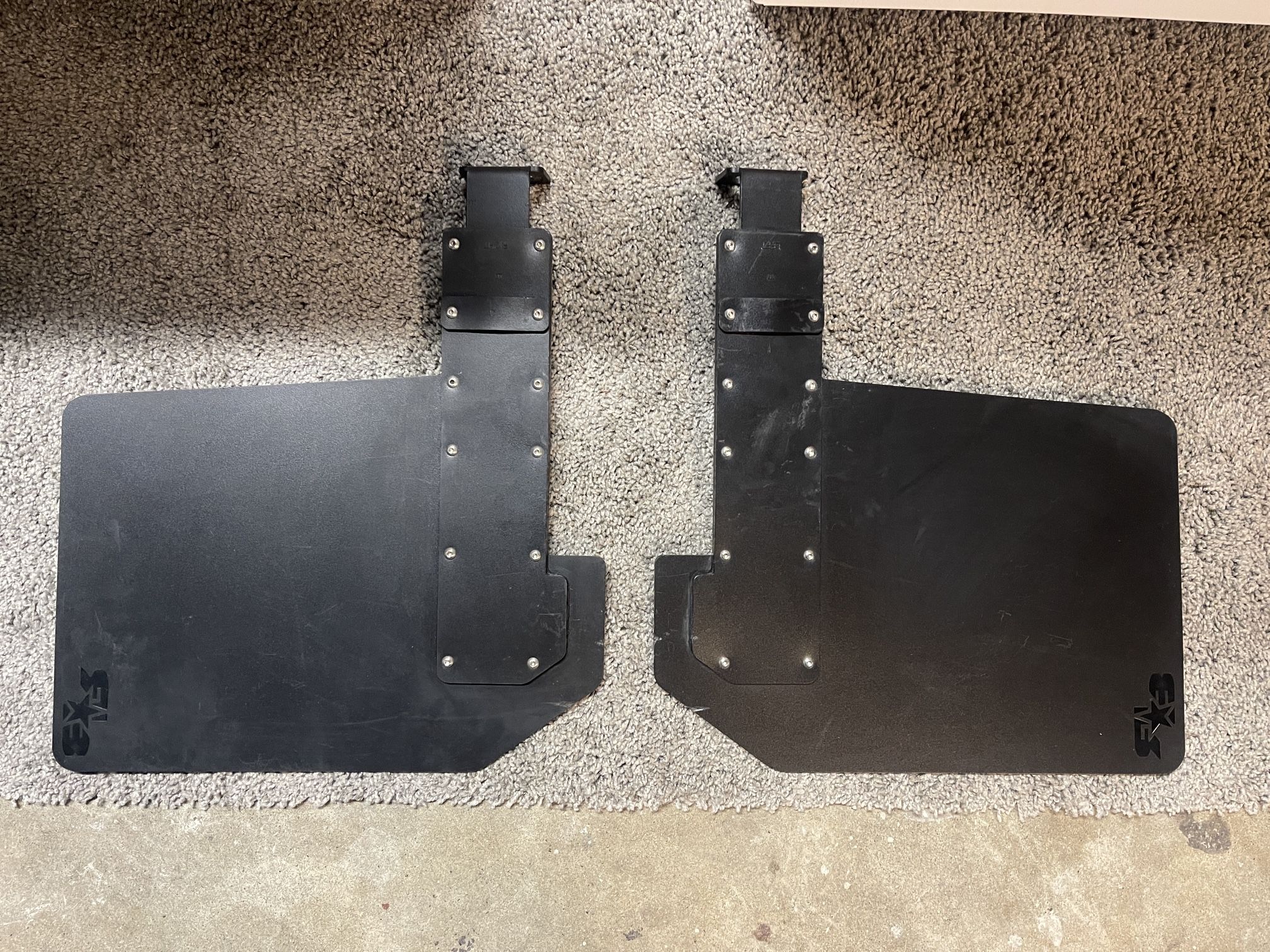 ROKBLOKZ Jeep Wrangler (JL, JLU) 2018+ Quick Release XL Mud Flaps - Rear