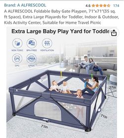 Large playpen