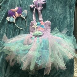Mermaid Unicorn Fairy Costume 