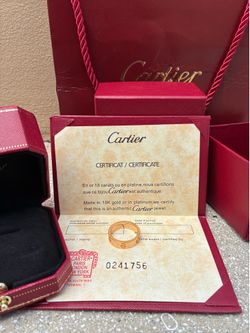 Authentic Cartier Rose Gold ring,