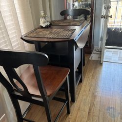 Dining Table With Chairs And Stools
