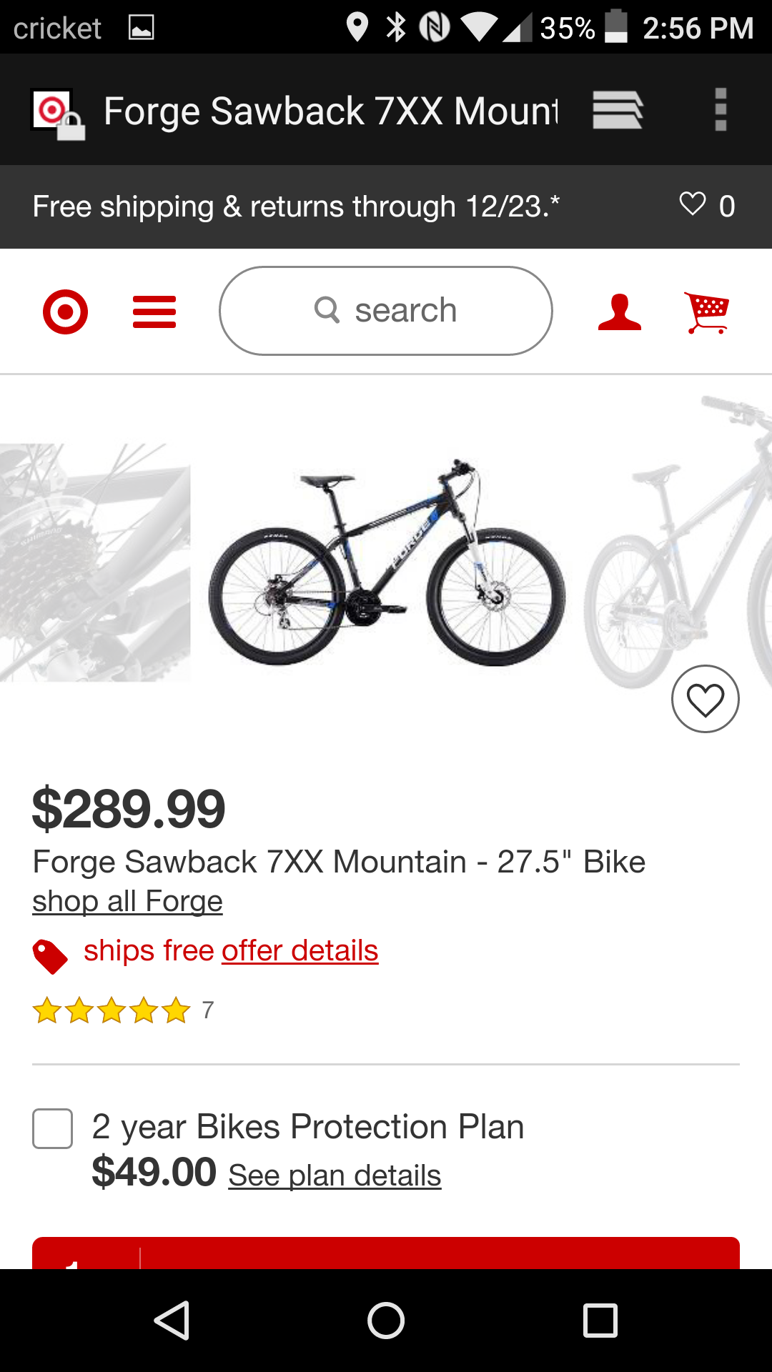 Forge Sawback Mountain Bike