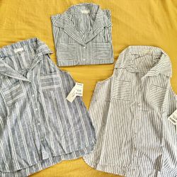 Sleeveless Button Up Blouse