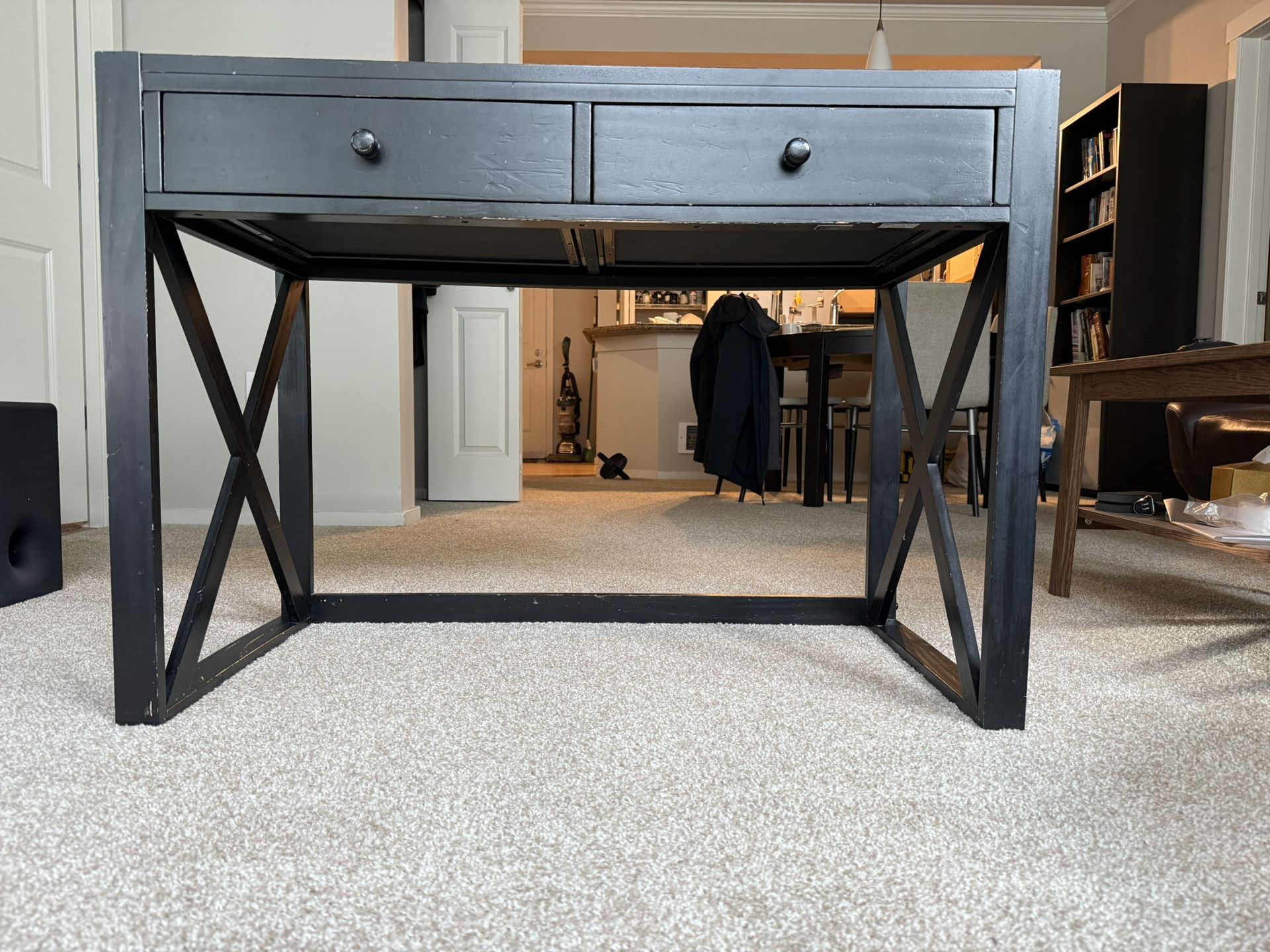 Small Desk With Two Drawers