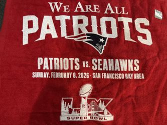 Patriots Super Bowl LX 2026 - Rally Towel