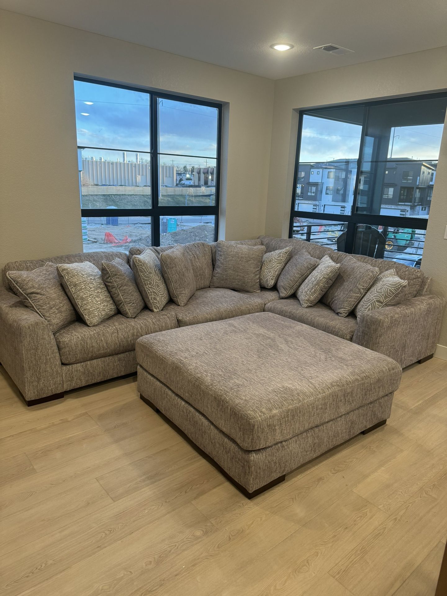 Grey American Furniture Warehouse Couch