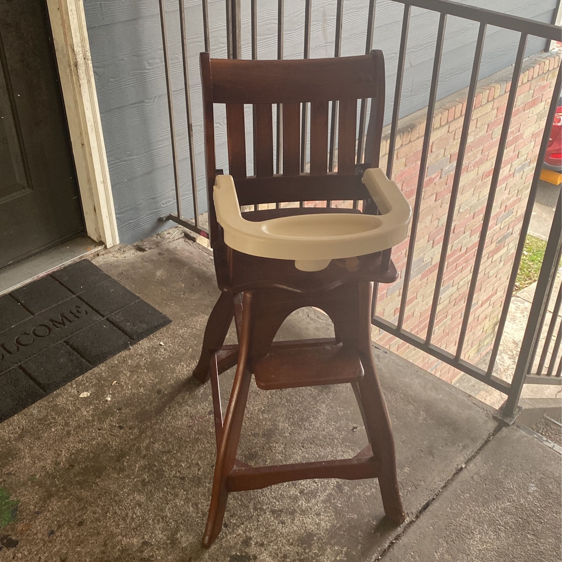 Wooden High Chair