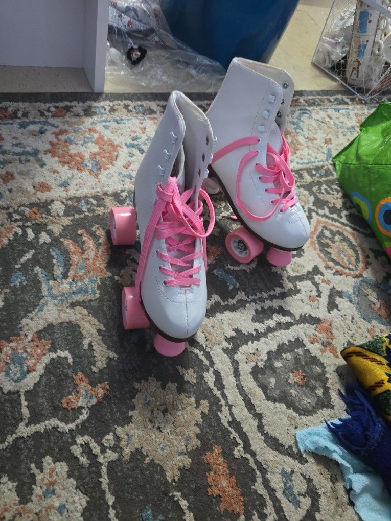 White Roller Skates