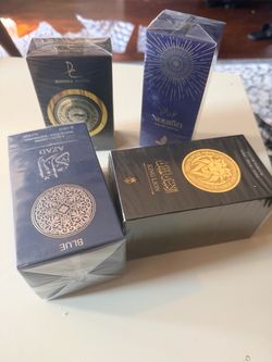 Lot of 4 Sealed Arabic Eau de Parfum Fragrances