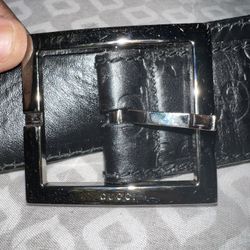 Black Gucci Belt
