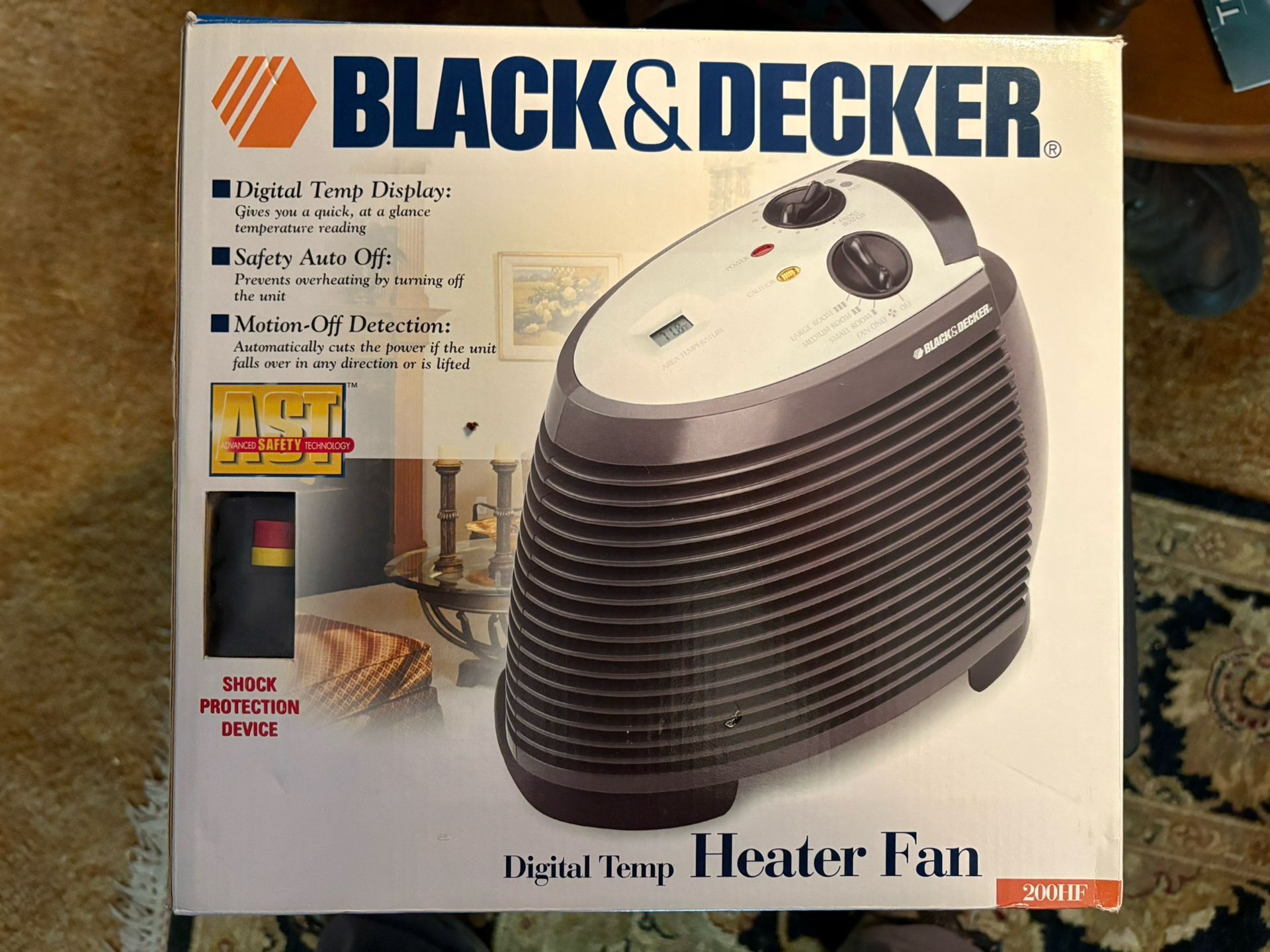Small Space Heater and Fan - Black & Decker BDHF200