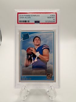 2018 Panini Donruss - Rated Rookie Josh Allen #304 💥PSA 10💥 (RC)