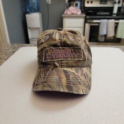  Ladies Duck Dynasty Realtree Camo Hat With Pink Accent             Baseball Cap