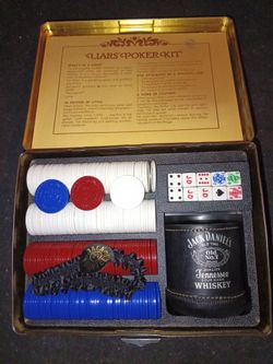 Jack Daniels Vintage Liars Poker Kit