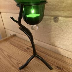Rustic Candle Stand