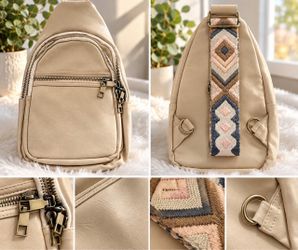 Beige CrossBag