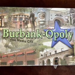 Complete Burbank-Opoly Board Game