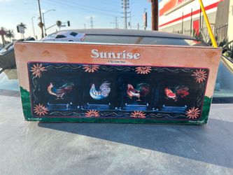 Sunrise 4 Section Tray Original Vintage Collectible Ornament