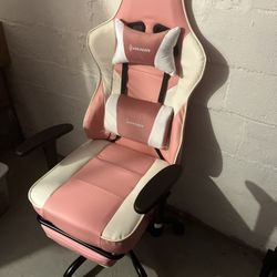 Pink Gaming Gamer Chair