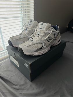 Men New Balance 530 Sneakers White Grey Navy