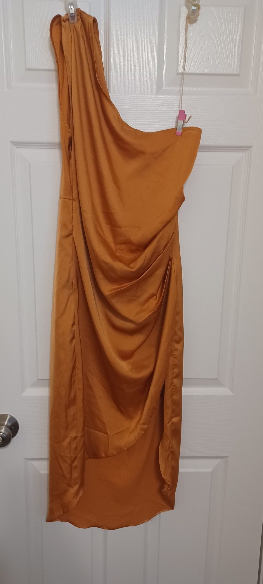 Golden Blush One Shoulder Mini