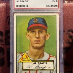 🔥⚾️💙 PSA Graded 1952 Topps - Al Brazle #228 St. Louis CARDINALS 💙⚾️🔥