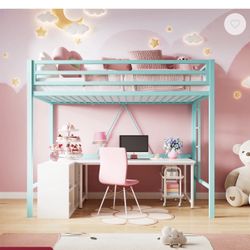 Blue Loft Bed 