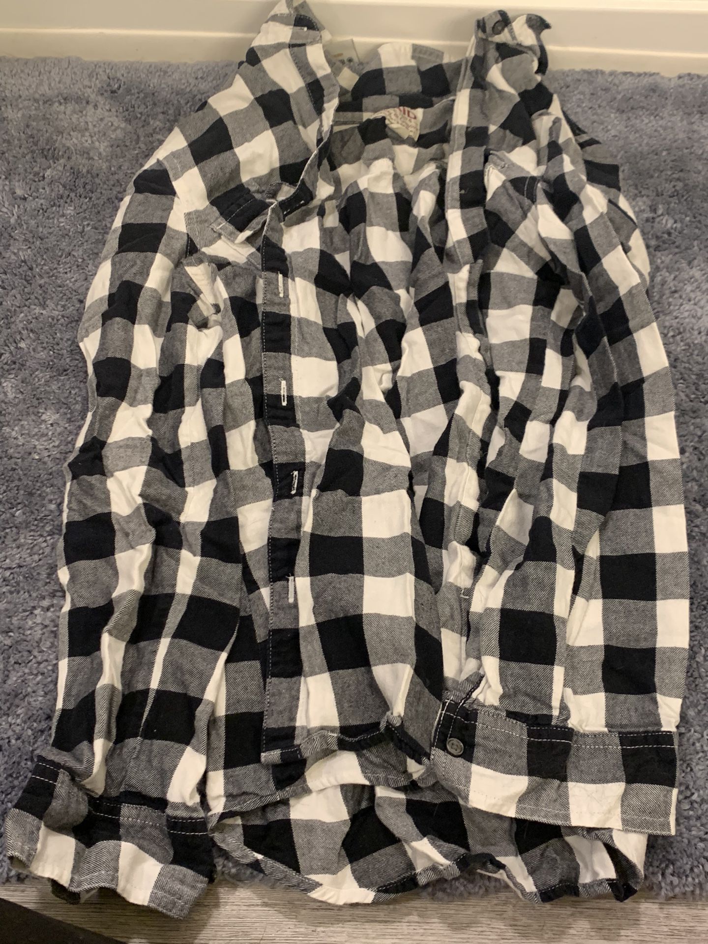 Old Navy Plaid Button Shirt Size S