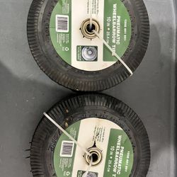 10 In Pneumatic Tires And Wheel 4.10/3.50-4  10’’ Pneumatic Utility Tires For Cart ,dolly,hand Truck,generator