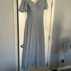 Dusty Blue Formal Dress