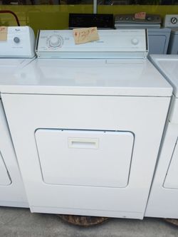 Whirlpool Dryer white heavy duty super size excellent . Warranty . Delivery available . 2203 Fowler st. Ft Myers 33901