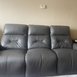 Gray Couch With Tables For $700 