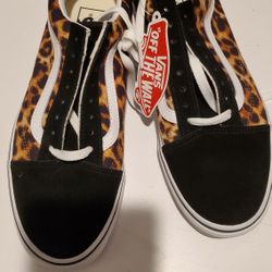 Cheetah Print Vans 8.5