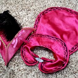 Hat & Silk Cloak Dog Halloween Costume 