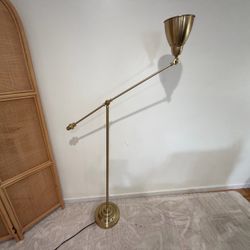 Gold standing lamp