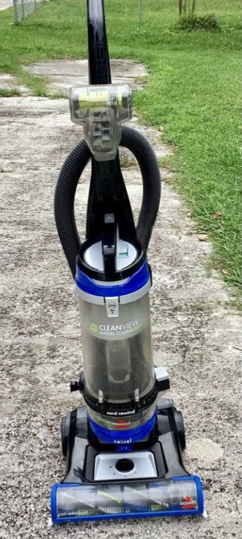 Bissell Cleanview Pet Auto Rewind Vacuum With Extension And Per Brush
