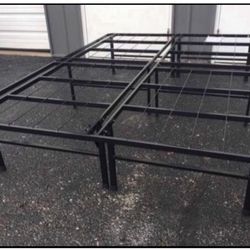 New Queen Size Deluxe Smart Base Platform Bed Frame 