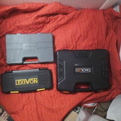 Evercraft Sockets And Wrench, Lexivon Heavy Duty, And Tacklife Screwdriver Set New