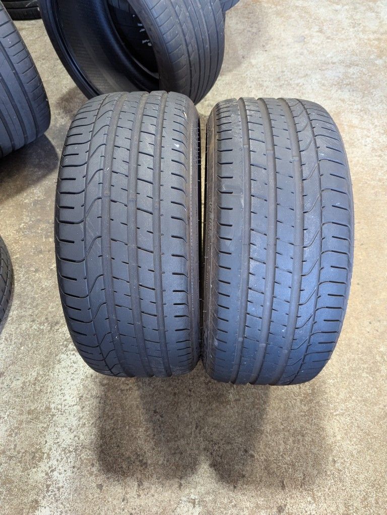 245/35ZR20 PIRELLI PZERO PAIR OF TIRES
