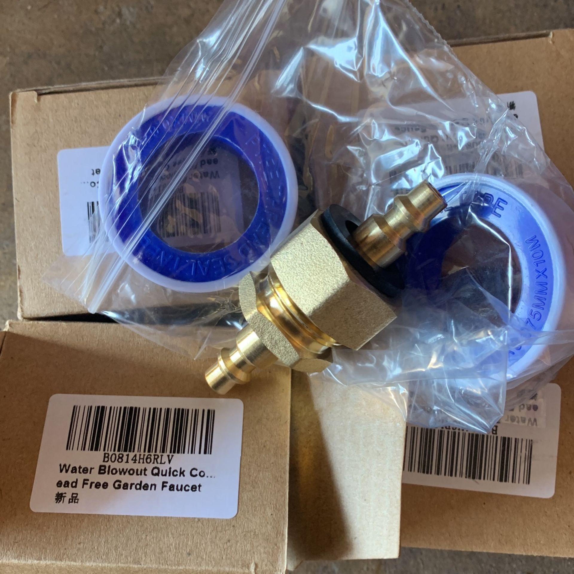 Water Blowout Quick Connect Head Garden Faucet