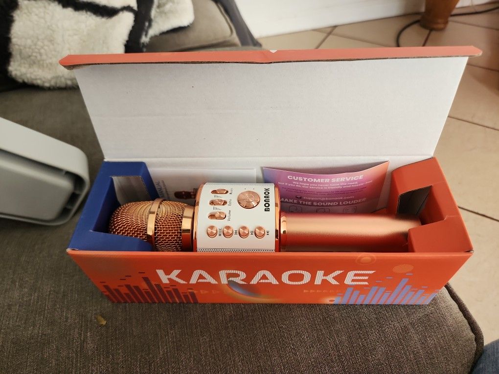 Bonaok - Micrófono Q37, Rose gold