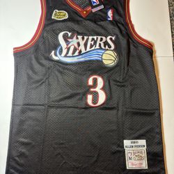 Iverson 3 Stitch NBA Jersey Sizes S M XL