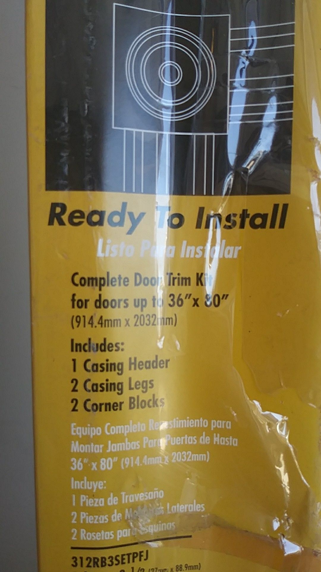 Door trim kit rb3 casing ready to install 36 by 80 for Sale in Glendale