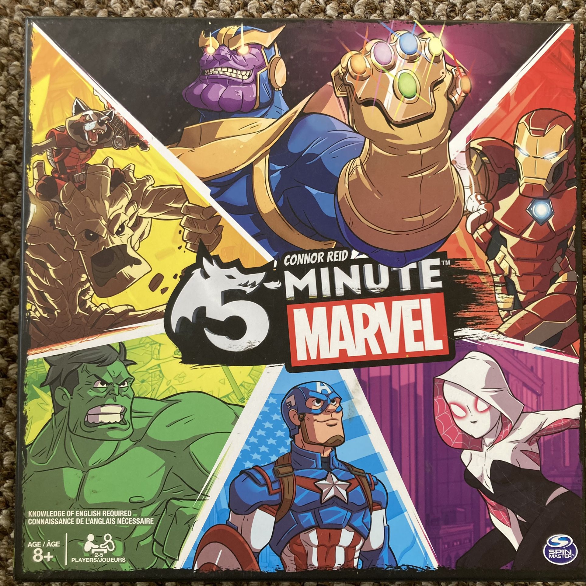 Marvel 5 Minute Marvel Game