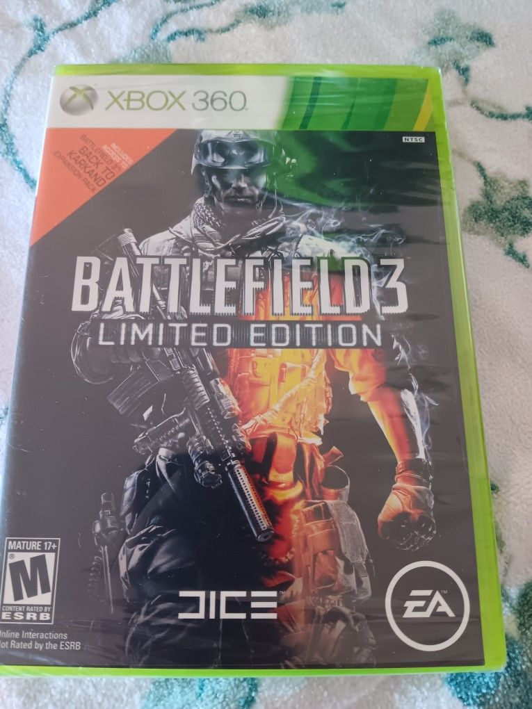 Xbox 360 Battlefield 3 New Sealed