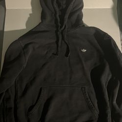 Adidas Shmoo Hoodie Sweatshirt large Black Heavyweight Mark Gonzales Shmoofoil