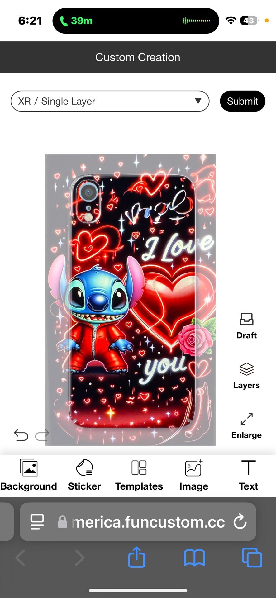 Custom Cases For iPhones 7 & Up